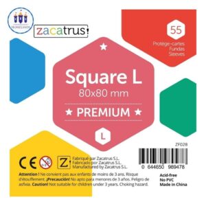 Fundas - Zacatrus - Square L Premium 80x80 mm