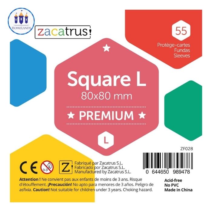 Fundas - Zacatrus - Square L Premium 80x80 mm