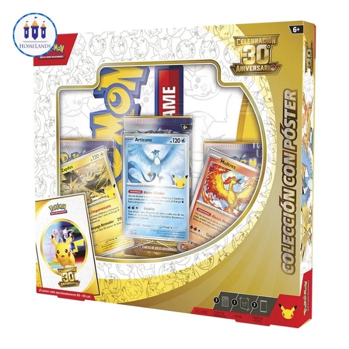 Pokémon 30th - Colección con Poster y promos - 🇪🇸