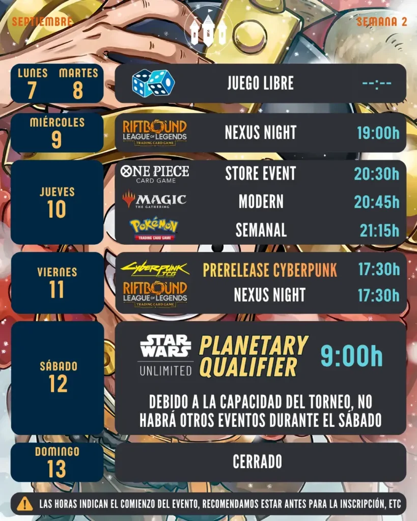 SEPTIEMBRE - SEMANA 2