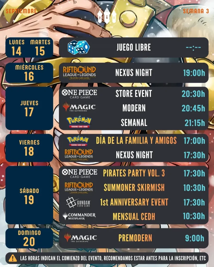 SEPTIEMBRE - SEMANA 3