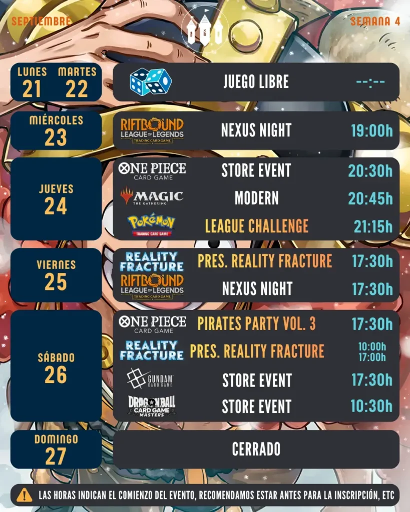 SEPTIEMBRE - SEMANA 4
