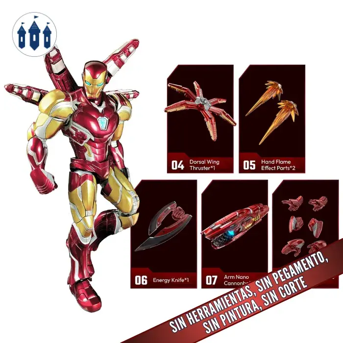 Blokees - Iron Man Model Kit - Imagen 4