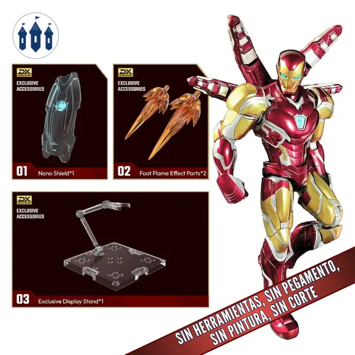 Blokees - Iron Man Model Kit - Imagen 5