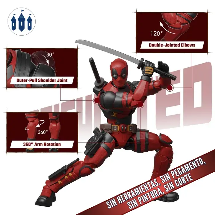 Blokees - Deadpool Model Kit - Imagen 3