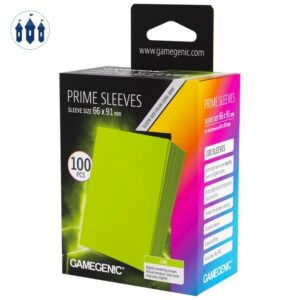 Gamegenic - Prime Sleeves Lime 66x91