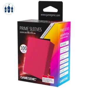 Gamegenic - Prime Sleeves Red 66x91