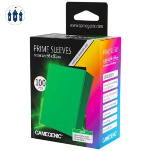Gamegenic - Prime Sleeves Green 66x91