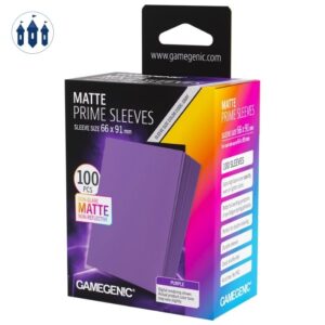 Gamegenic - Matte Prime Sleeves Purple 66x91